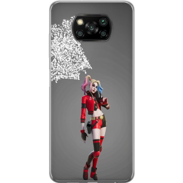 Xiaomi Poco X3 NFC Gennemsigtig cover Harley Quinn