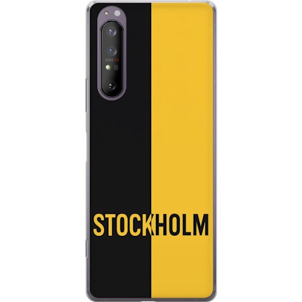 Sony Xperia 1 II Genomskinligt Skal Stockholm – fotboll