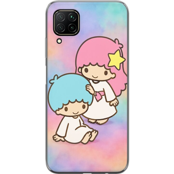 Huawei P40 lite Genomskinligt Skal Kawaii Sanrio Kiki Lola Lit