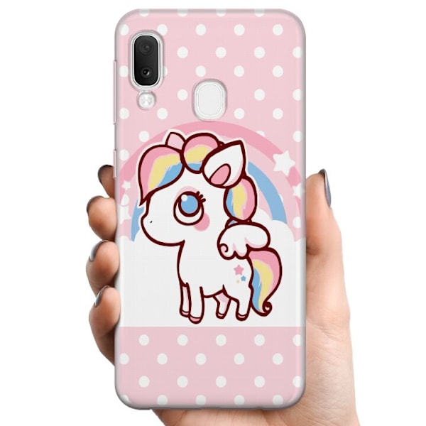 Samsung Galaxy A20e TPU Mobilskal UNICORN