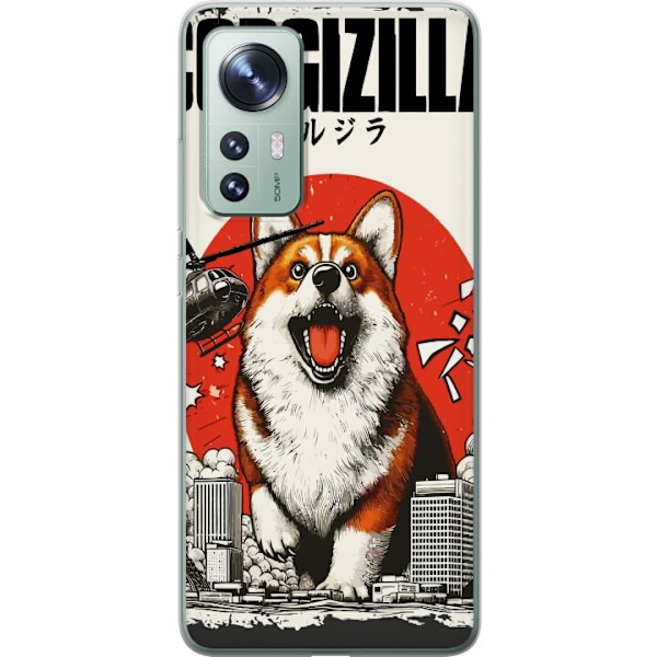 Xiaomi 12 Genomskinligt Skal Corgizilla