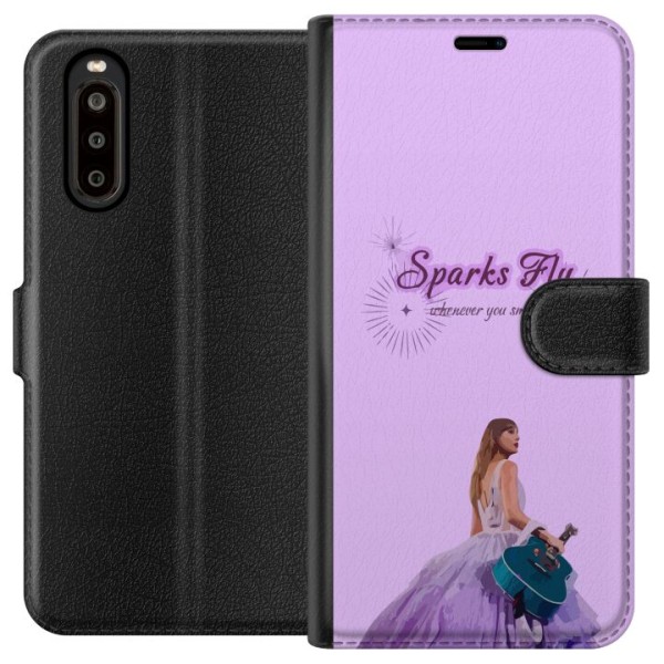 Sony Xperia 10 II Tegnebogsetui Taylor Swift - Sparks Fly