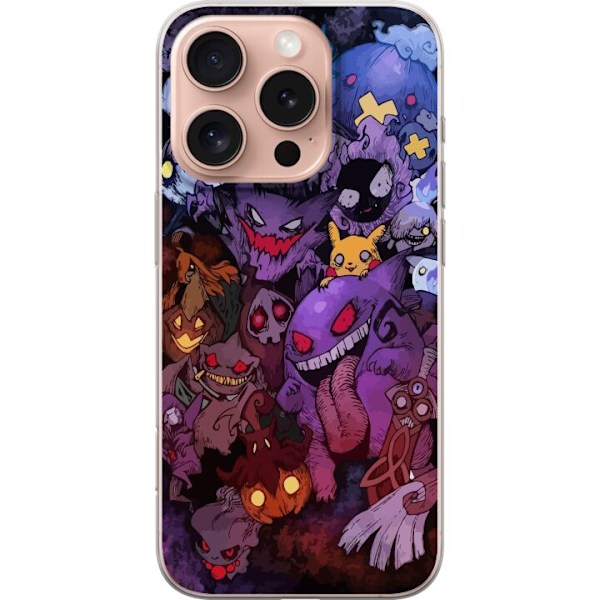 Apple iPhone 16 Pro Gennemsigtig cover Pokemon Haunter