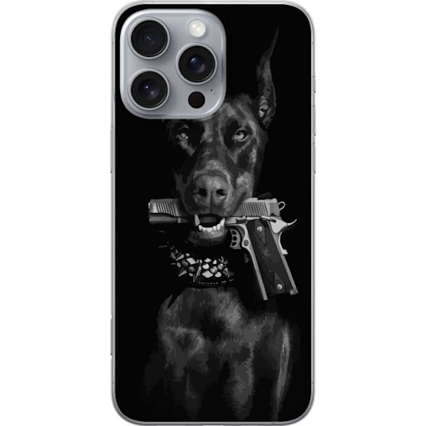 Apple iPhone 16 Pro Max Läpinäkyvä kuori Dobermann