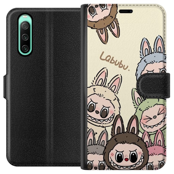 Sony Xperia 10 IV Plånboksfodral Labubu Pastel Collection