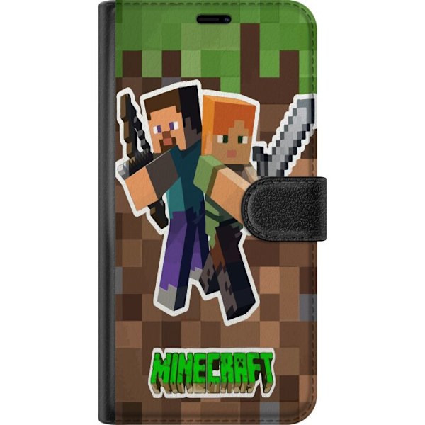 Apple iPhone 16e Plånboksfodral Minecraft