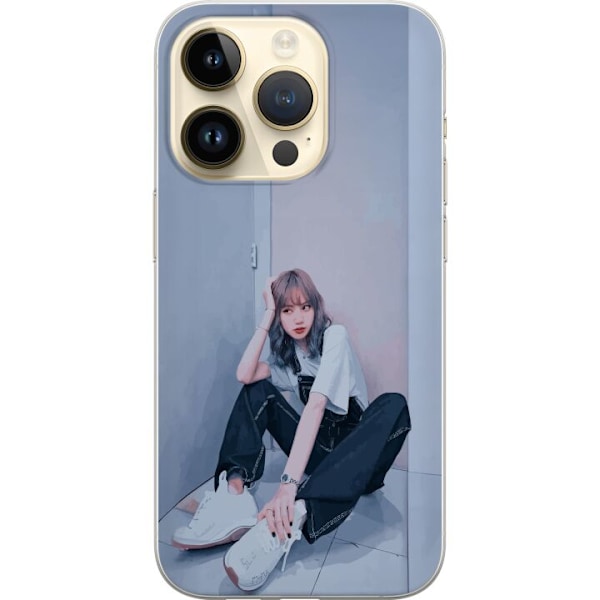 Apple iPhone 14 Pro Genomskinligt Skal Lisa from Blackpink – K-pop Style Icon