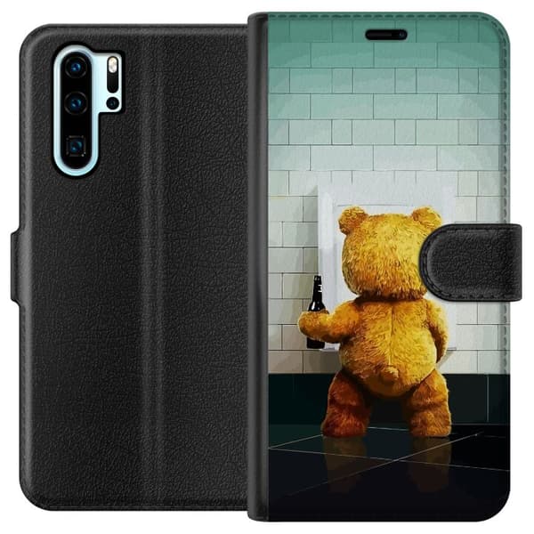Kompatibel Tegnebogsetui til Huawei P30 Pro Fuld Bjørn