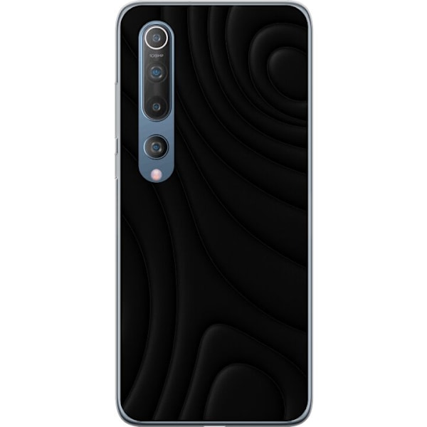 Xiaomi Mi 10 5G Gjennomsiktig deksel Svarte Bølger