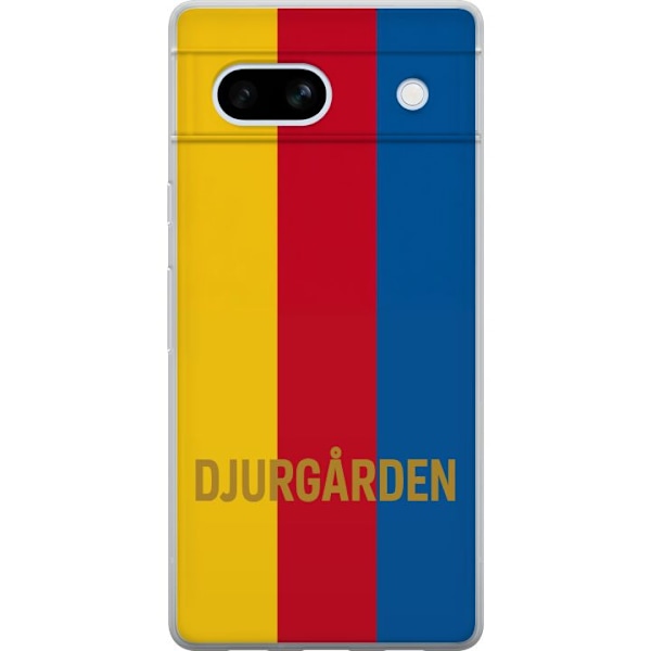 Google Pixel 7a Läpinäkyvä kuori Djurgården – jalkapallo