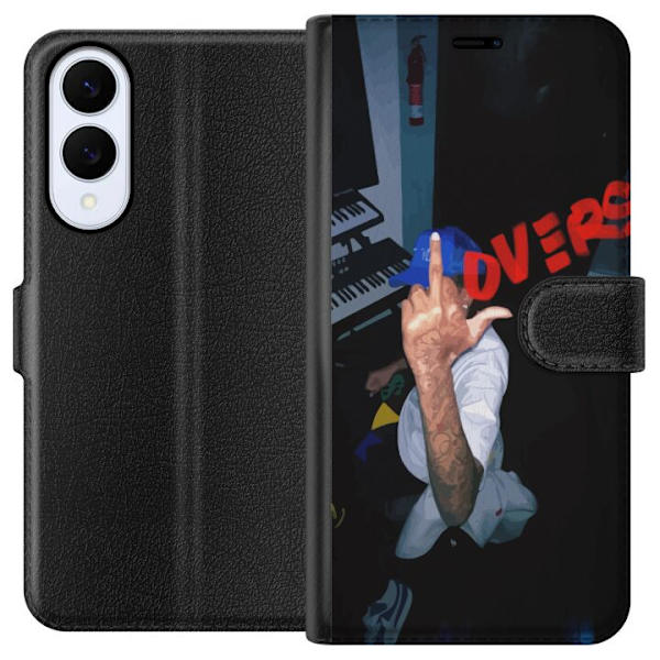 Samsung Galaxy S25 Edge Tegnebogsetui Kærlighed Mystik Design Romantisk Motiv Populært Grafisk Mønster Mode Stil