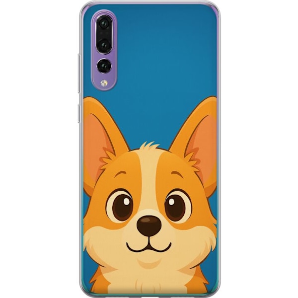 Huawei P20 Pro Genomskinligt Skal Hello Corgi