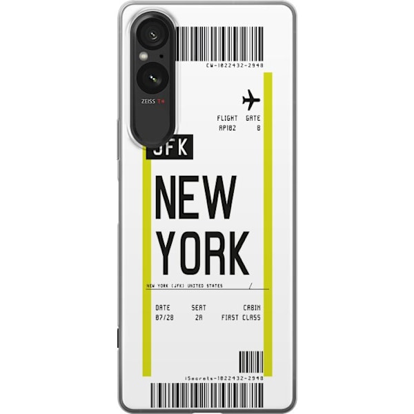 Sony Xperia 10 VI Gjennomsiktig deksel New York