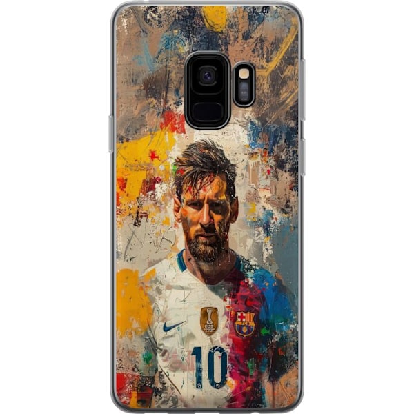 Samsung Galaxy S9 Läpinäkyvä kuori Messi Art