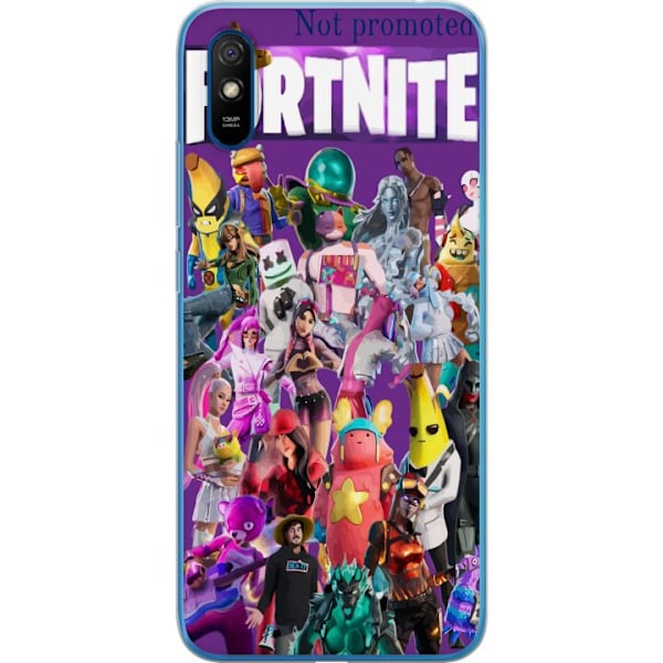 Xiaomi Redmi 9A Gennemsigtig cover Fortnite