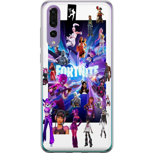 Huawei P20 Pro Gjennomsiktig deksel Fortnite