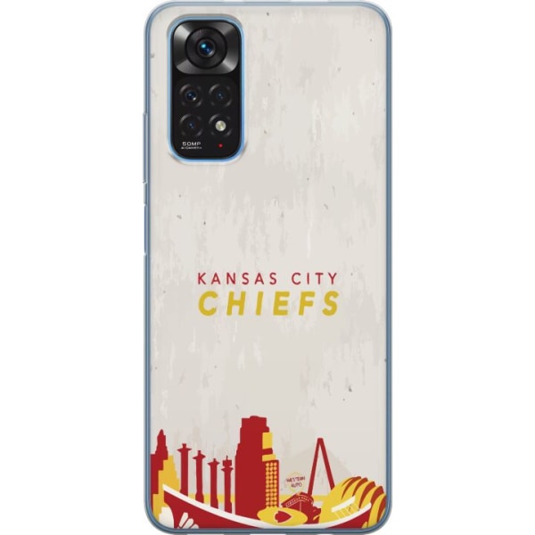 Xiaomi Redmi Note 11S Gennemsigtig cover Kansas City Chiefs