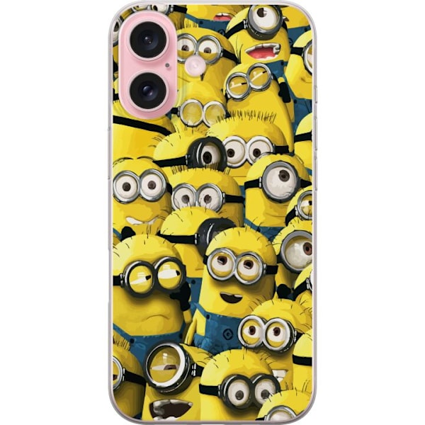 Apple iPhone 16 Gjennomsiktig deksel Minions