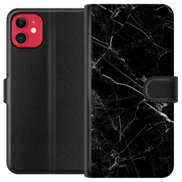 Kompatibel Tegnebogsetui til Apple iPhone 11 Marmor