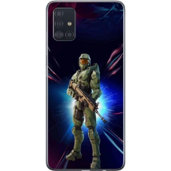 Samsung Galaxy A51 Gennemsigtig cover Fortnite - Master Chief