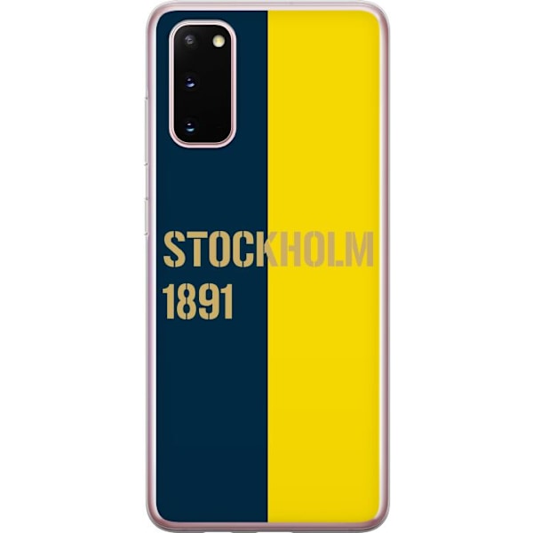 Samsung Galaxy S20 Läpinäkyvä kuori Stockholm 1891