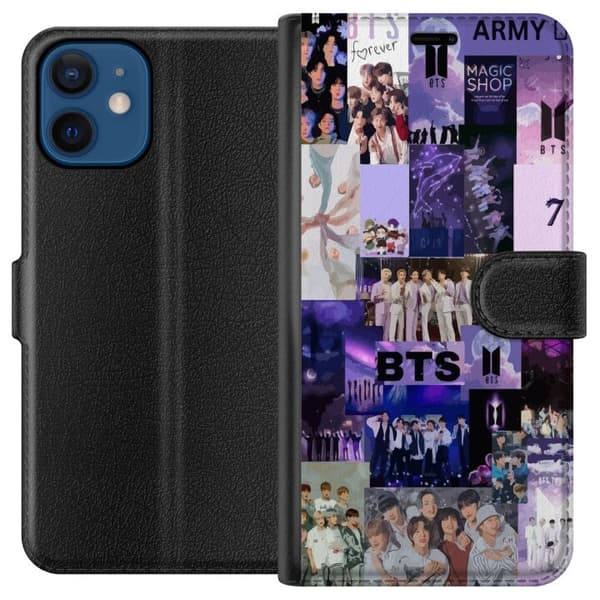 Kompatibel Tegnebogsetui til Apple iPhone 12 mini BTS