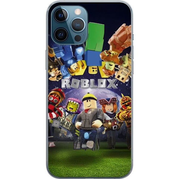 Apple iPhone 12 Pro Max Läpinäkyvä kuori Roblox Maailma - Pelaamisseikkailu Lapsille ja Nuorille
