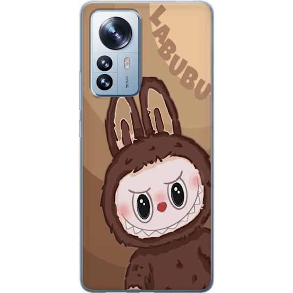 Xiaomi 12 Pro Läpinäkyvä kuori Labubu Pilvipieni - Valkoine
