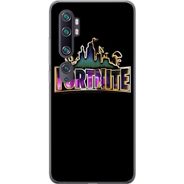 Xiaomi Mi Note 10 Gennemsigtig cover Fortnite