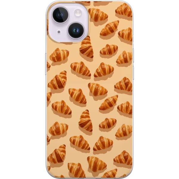 Kompatibelt Mobildeksel til Apple iPhone 14 Croissanter beige