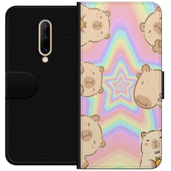 OnePlus 7 Pro Plånboksfodral Kawaii Capybara Galaxy Söt Anim