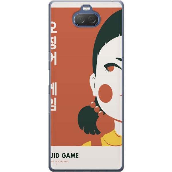 Sony Xperia 10 Plus Gennemsigtig cover Squid Game