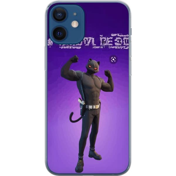 Kompatibelt Mobildeksel til Apple iPhone 12 mini Fortnite - Meowscles