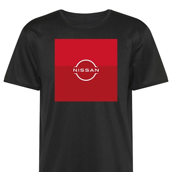 Trænings T-shirt | Sport T-shirt til Voksen Nissan sort Medium