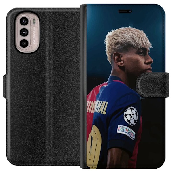 Motorola Moto G41 Tegnebogsetui Lamine Yamal - Barcelonas Wund