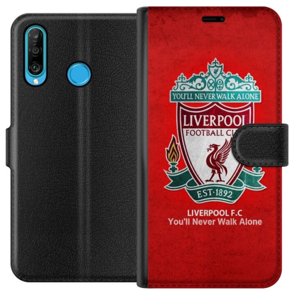 Huawei P30 lite Lompakkokotelo Liverpool YNWA