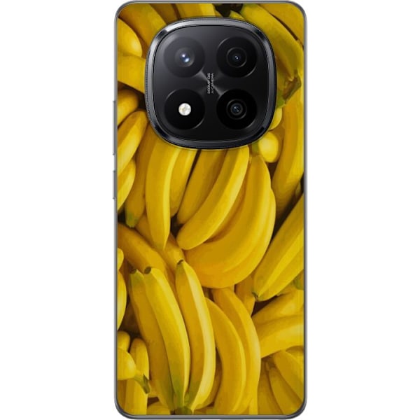 Xiaomi Redmi Note 14 Pro+ Genomskinligt Skal Banana Pattern