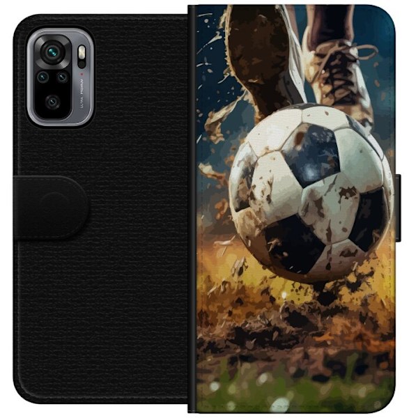 Xiaomi Redmi Note 10S Lommeboketui Fotball