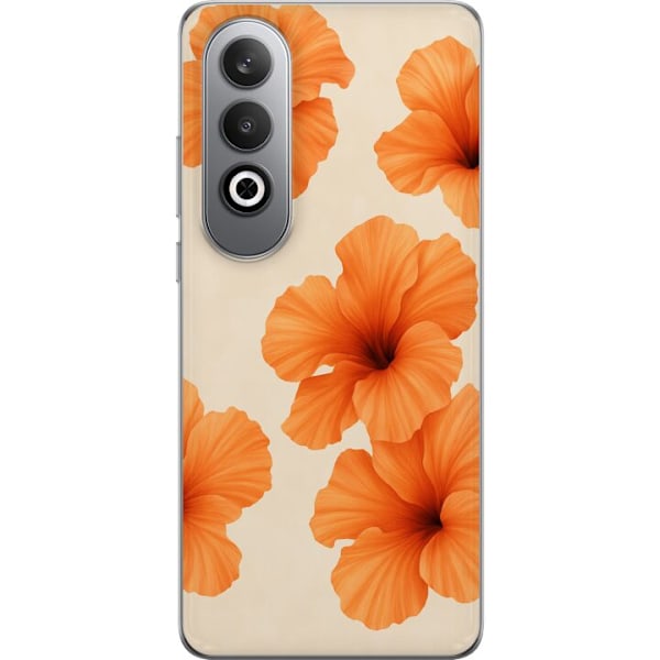 OnePlus Nord CE4 Läpinäkyvä kuori Papaya Punch