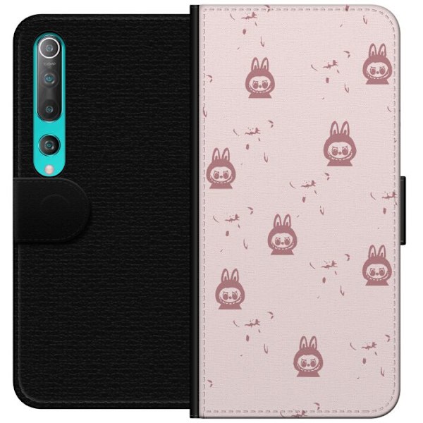 Xiaomi Mi 10 5G Plånboksfodral Labubu Neon Pop – Neonfärgad pop art monster