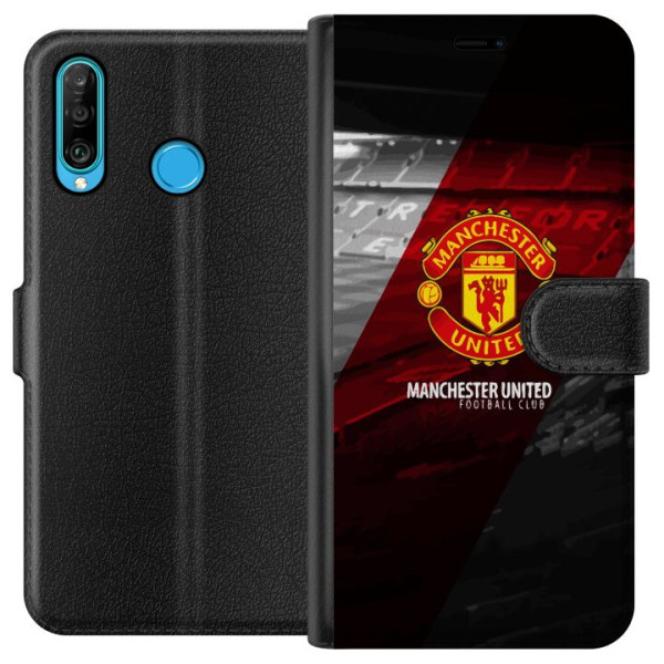 Huawei P30 lite Lompakkokotelo Manchester United FC