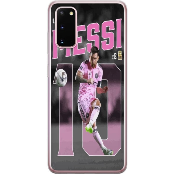 Samsung Galaxy S20 Gennemsigtig cover Lionel Messi