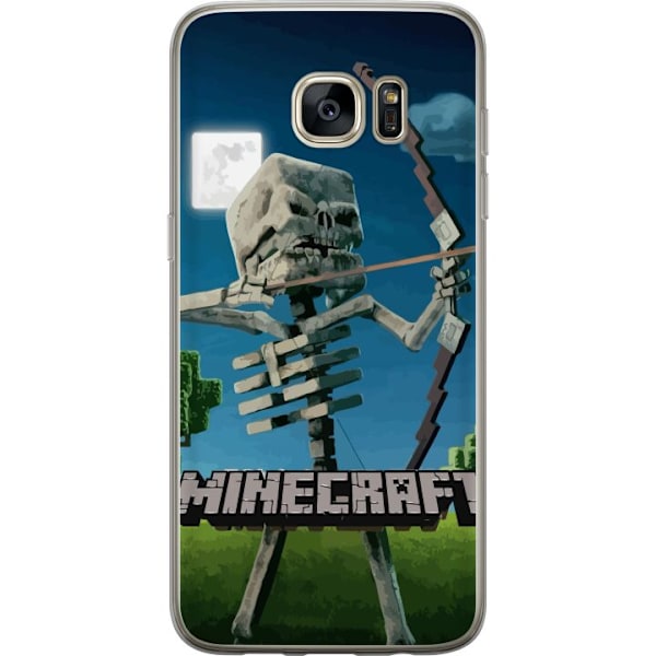 Samsung Galaxy S7 edge Läpinäkyvä kuori A Minecraft Movie
