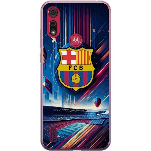 Motorola Moto E6s (2020) Läpinäkyvä kuori FC Barcelona