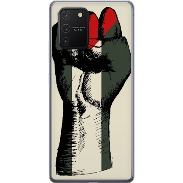 Samsung Galaxy S10 Lite Genomskinligt Skal Hand knuten i Pales