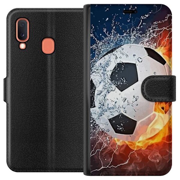 Samsung Galaxy A20e Lommeboketui Fotball Eld