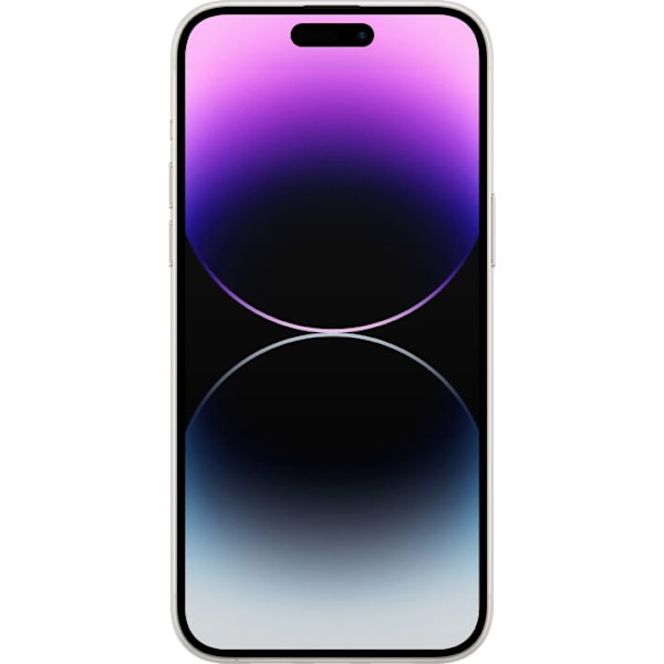 Apple iPhone 14 Pro Max Gennemsigtig cover Sorte Bølger