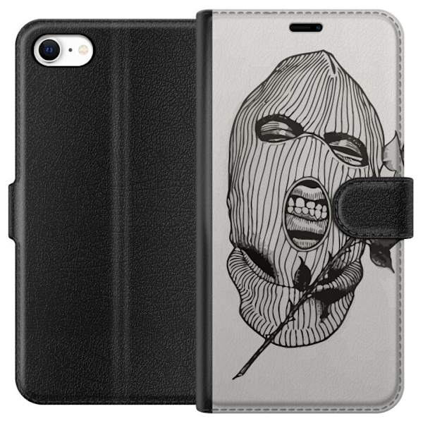 Apple iPhone 6 Tegnebogsetui Ski Maske Ros Streetwear Design Grafisk Motiv Spænding Urban Stil Gadekunst Maskerade Symbol