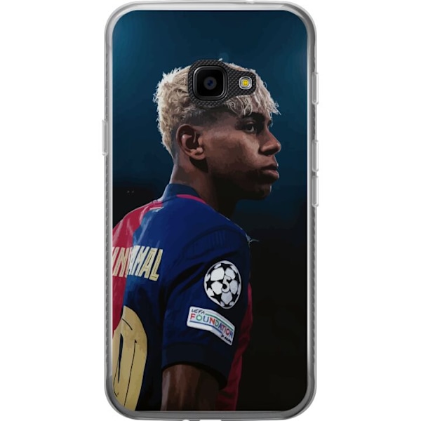 Samsung Galaxy Xcover 4 Läpinäkyvä kuori Lamine Yamal - Barcelonan ihmelapsi fokuksessa