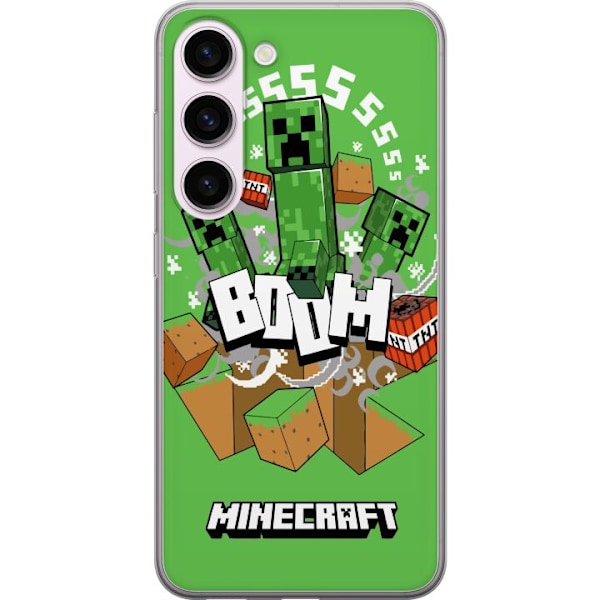 Samsung Galaxy S23 Gjennomsiktig deksel Minecraft Boom